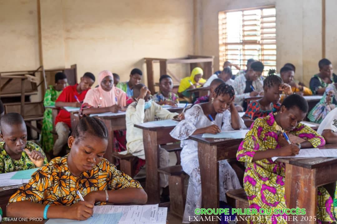 Photographie d'une session d'examen blanc GPS